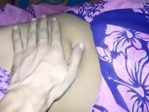 Hot violet silk mix sex to pussy